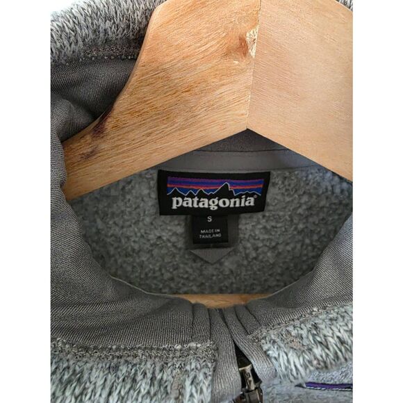 Patagonia Women's Better sweater 1/4 Zip Fleece Pullover S grey - Picture 4 of 5